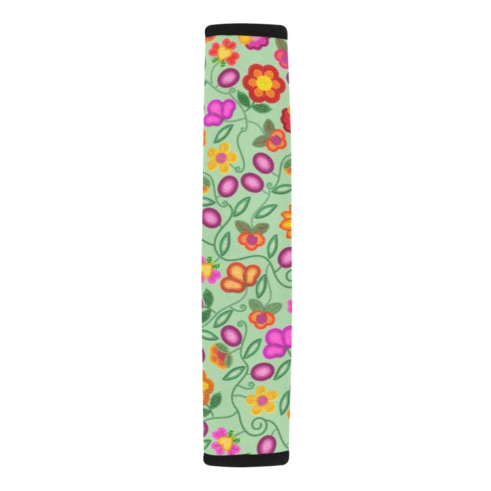 Boreal Bounty Green Car Seat Belt Cover 7''x12.6'' (Pack of 2)