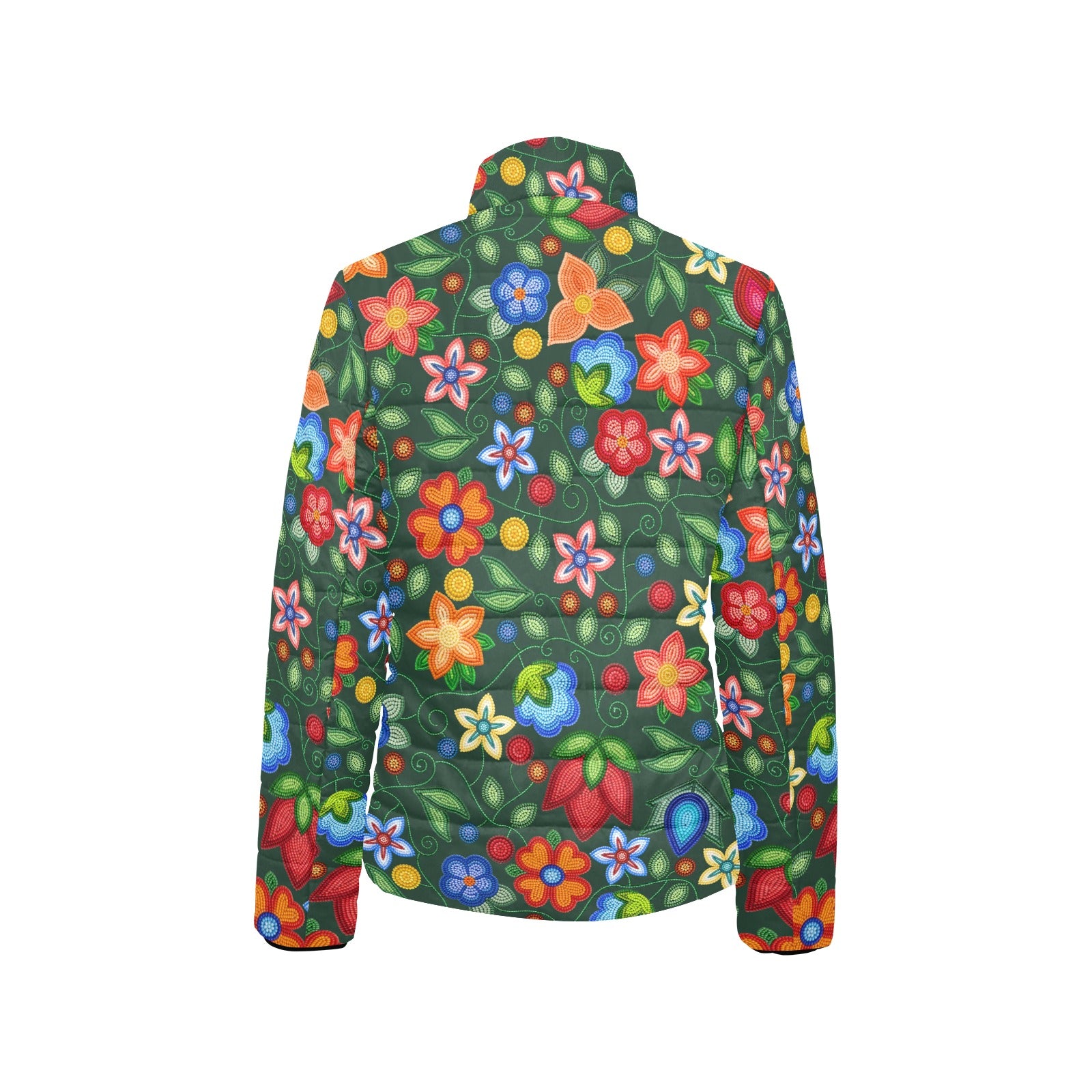 Morning Harmony Forest Women's Stand Collar Padded Jacket