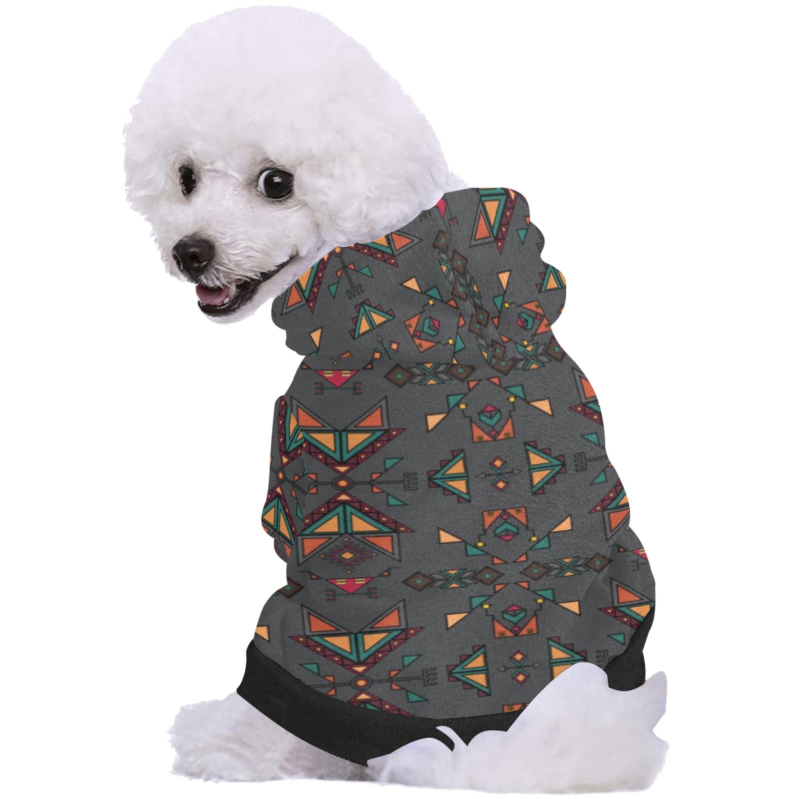Arrow dawn Gray Pet Dog Hoodie