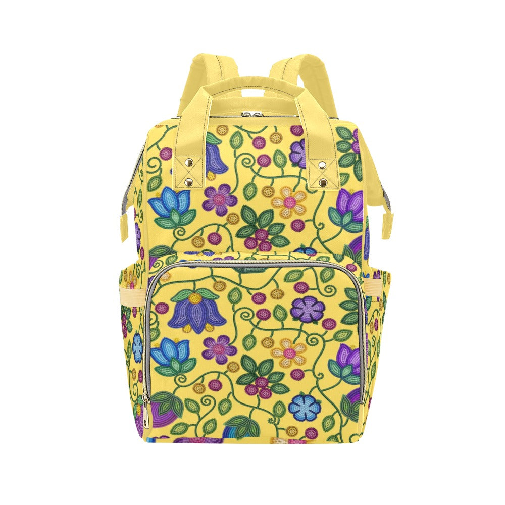 Bloom Uplift Yellow Multi-Function Diaper Backpack/Diaper Bag