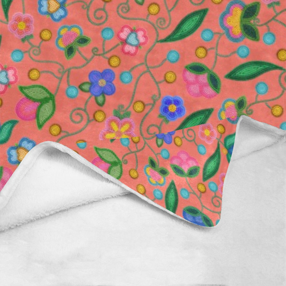 Skyberry Serenade Peach Ultra-Soft Micro Fleece Blanket 60"x80"