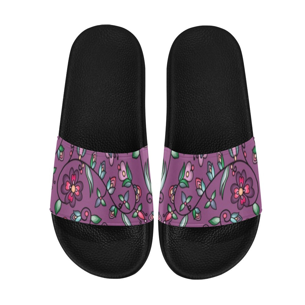 Amber Evening Garland Purple Women's Slide Sandals