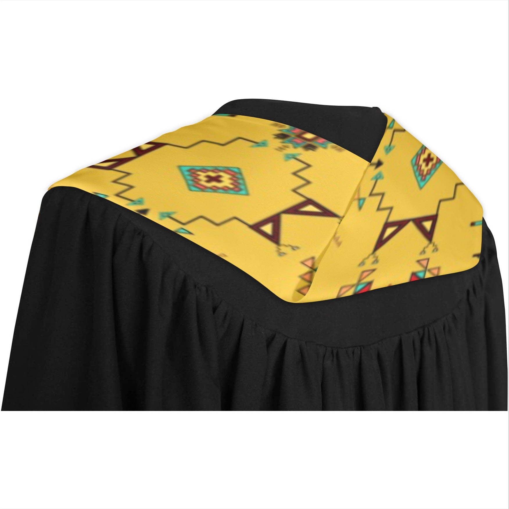Thunder Flight Yellow Graduation Stole
