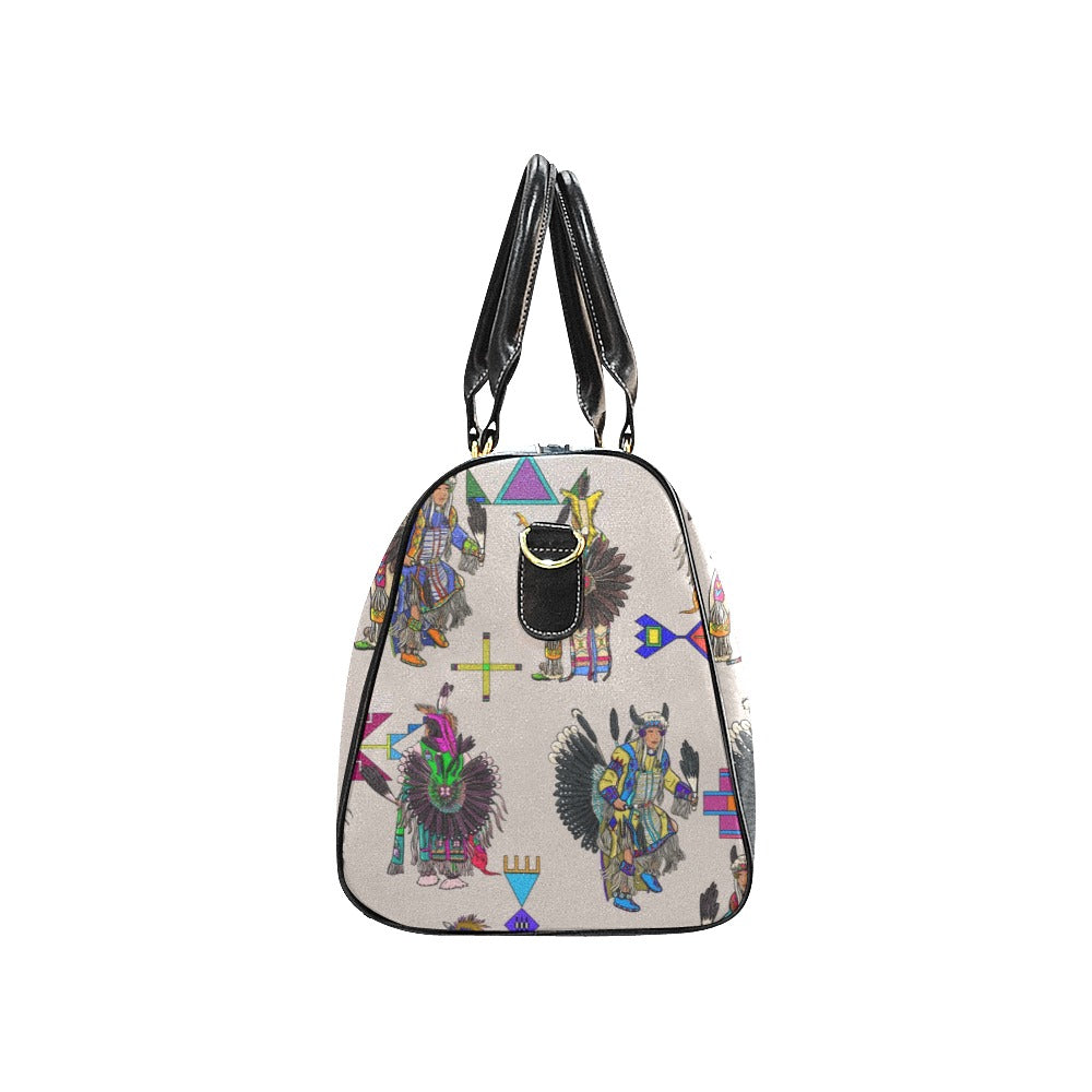 Men's Tradish Dancers Muslin White Waterproof Travel Bag/Small