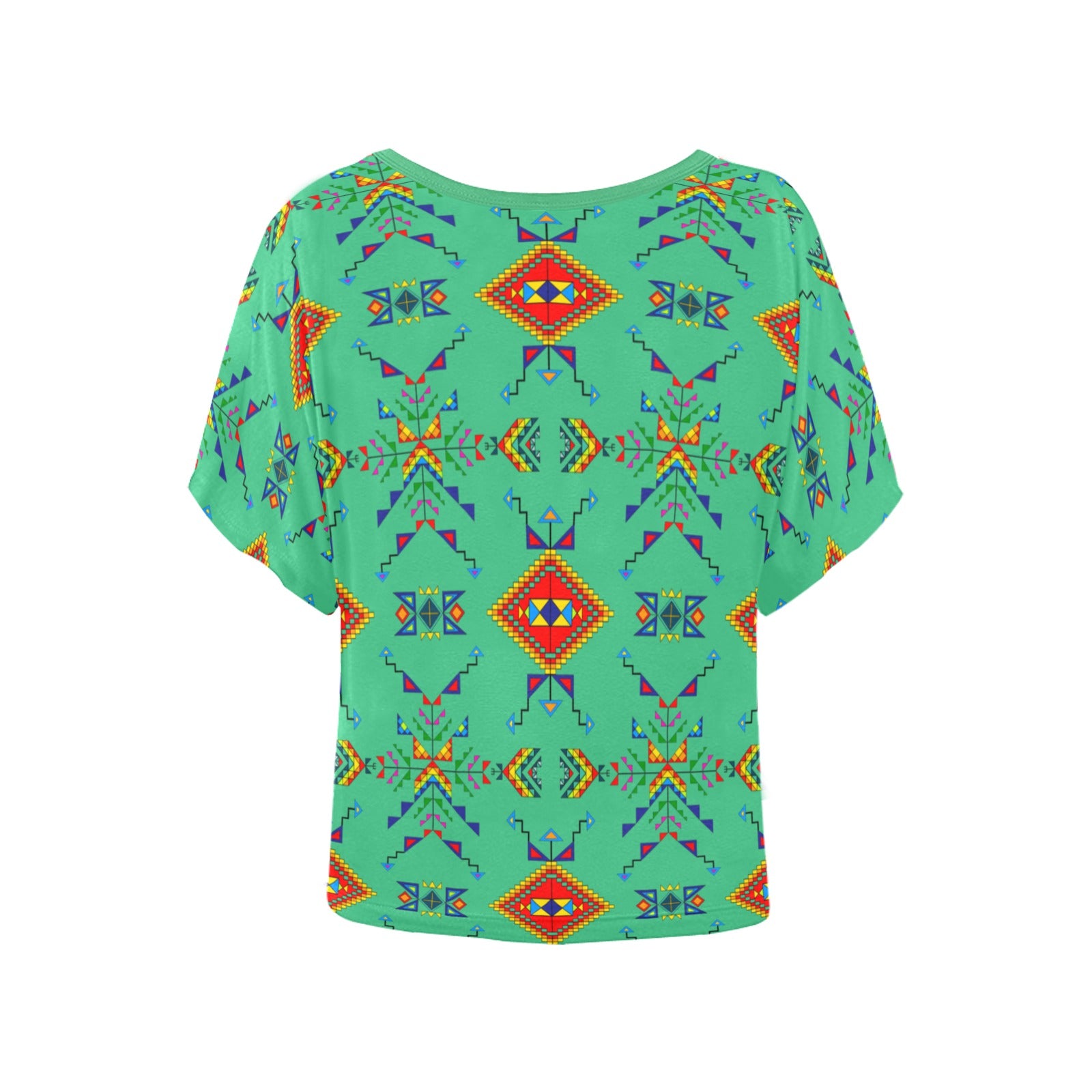 Buffalo Jump Sage Women's Batwing-Sleeved Blouse T shirt