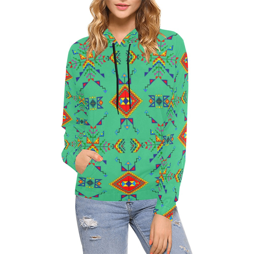 Buffalo Jump Sage Hoodie for Women (USA Size)