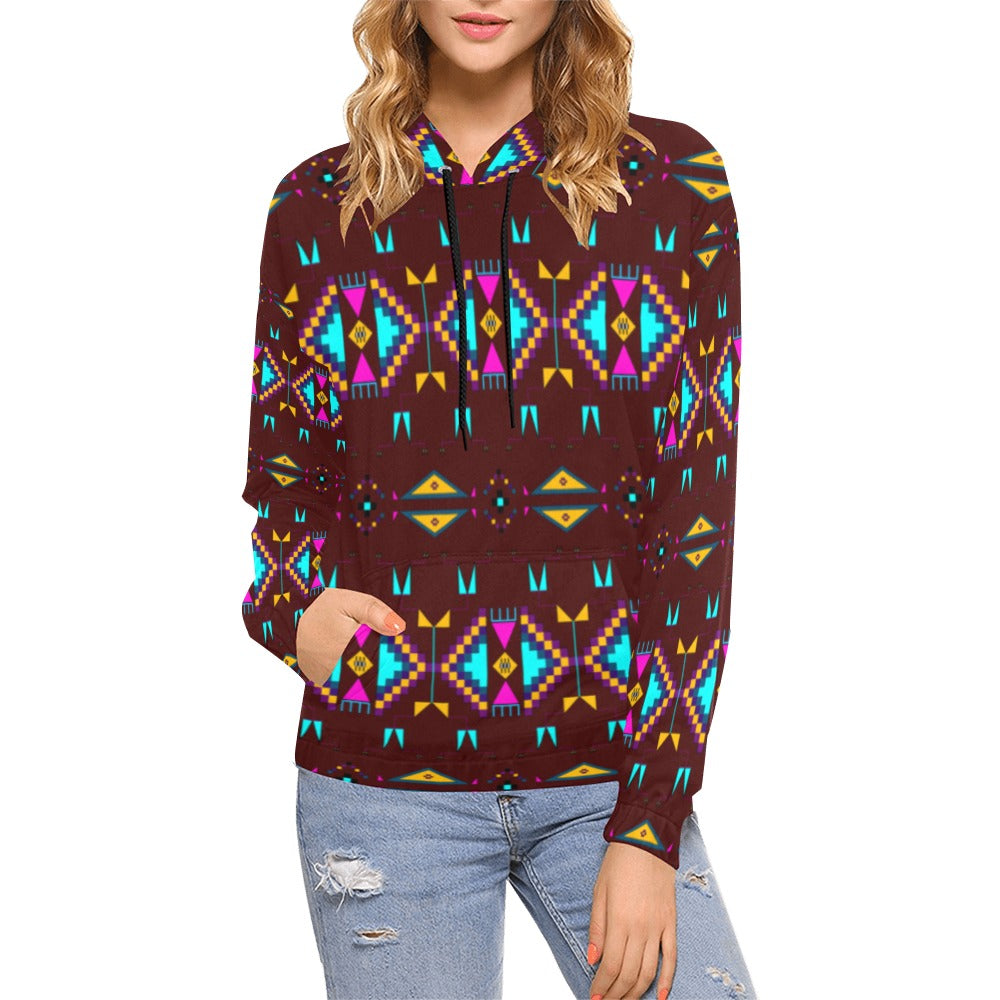 Rite of Passage Pemmican Berry Hoodie for Women (USA Size)