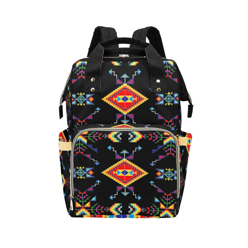 Buffalo Jump Black Multi-Function Diaper Backpack/Diaper Bag