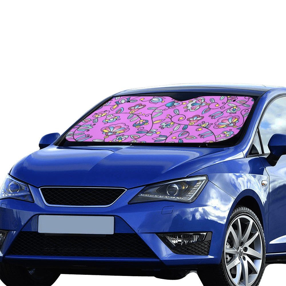 Autumn Bundle Blessing Purple Car Sun Shade 55"x30"