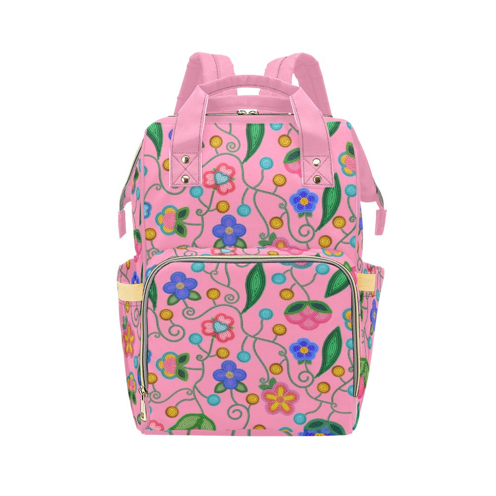 Skyberry Serenade Pink Multi-Function Diaper Backpack/Diaper Bag