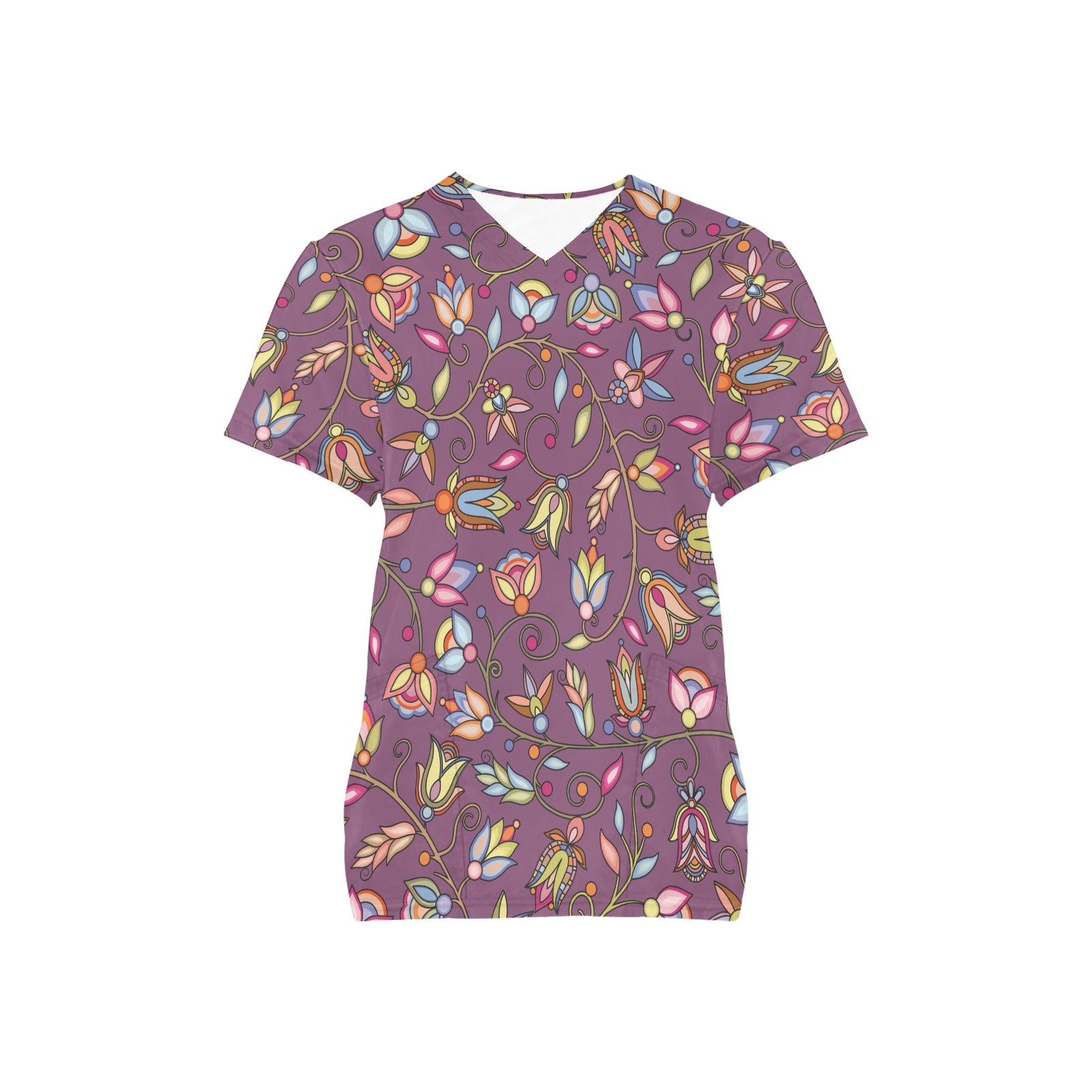 Buffalo Bloom Berry Bush Scrub Top