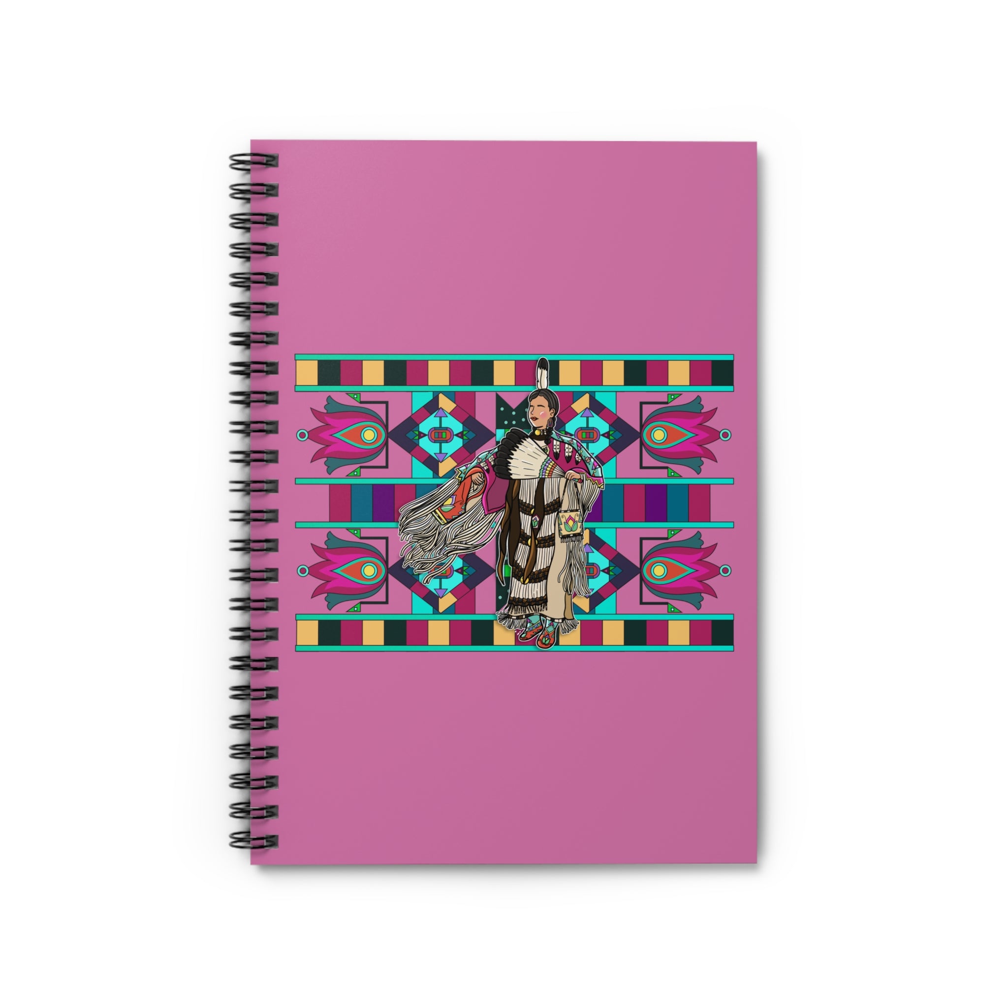 Traditional Dancer 5 Spiral Notebook