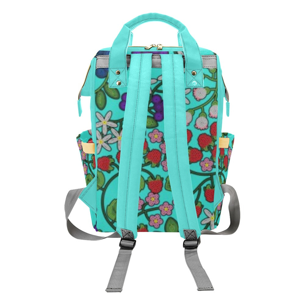 Takwakin Harvest Turquoise Multi-Function Diaper Backpack/Diaper Bag