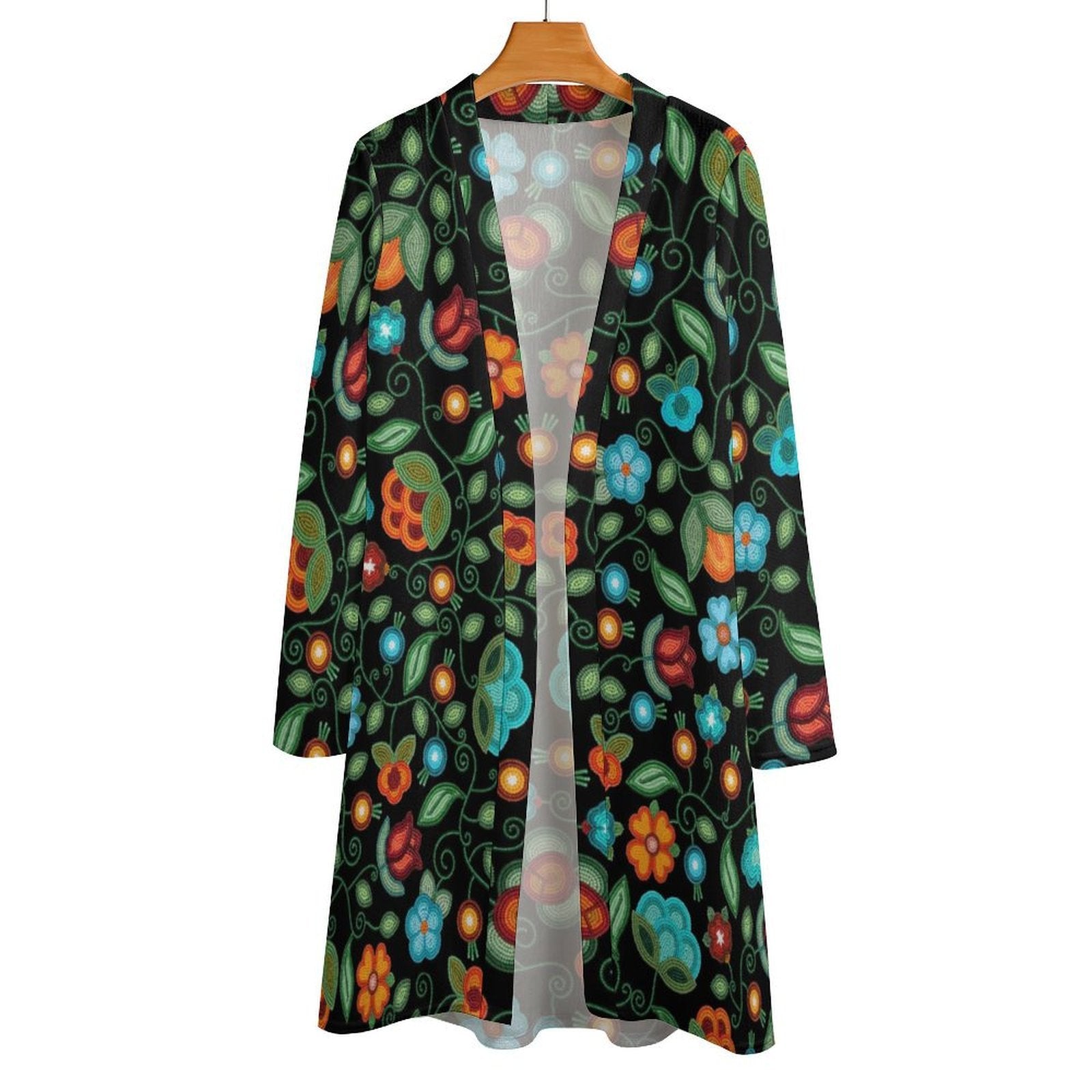 Prairie Fire Petals Black Cardigan