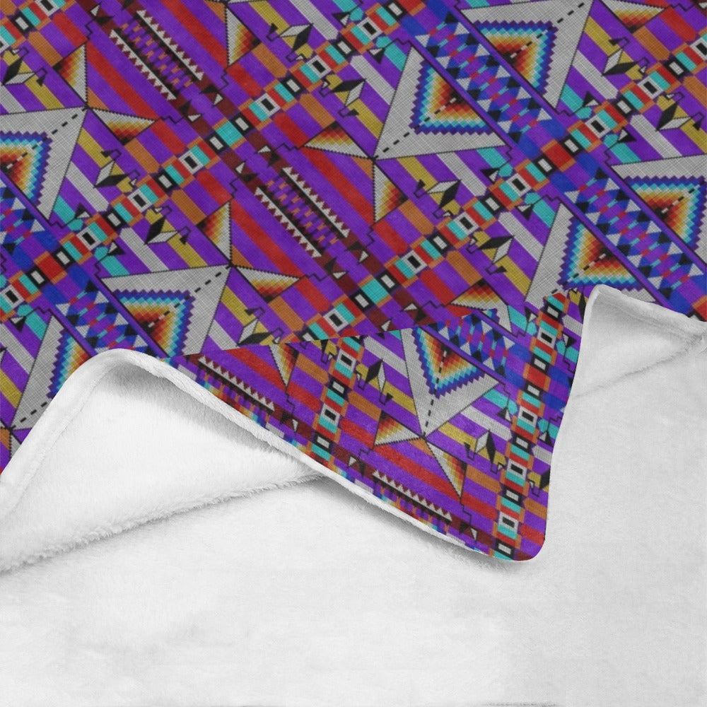Medicine Blessing Purple Ultra-Soft Micro Fleece Blanket 50"x60"