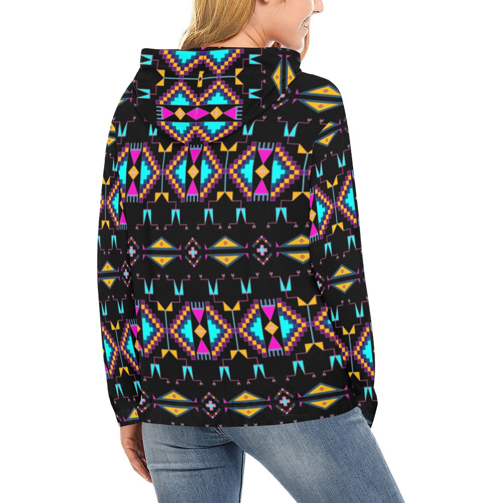 Rite of Passage Black Hoodie for Women (USA Size)