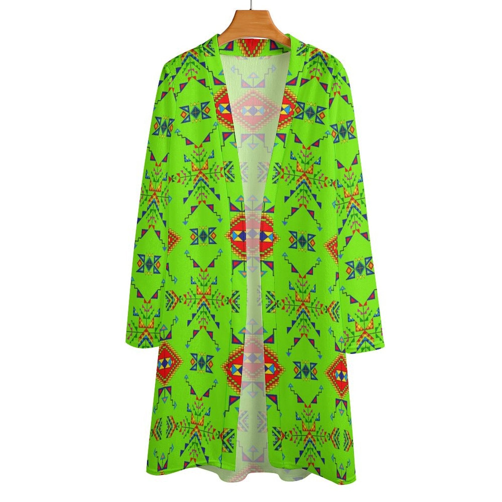 Buffalo Jump Neon Green Cardigan