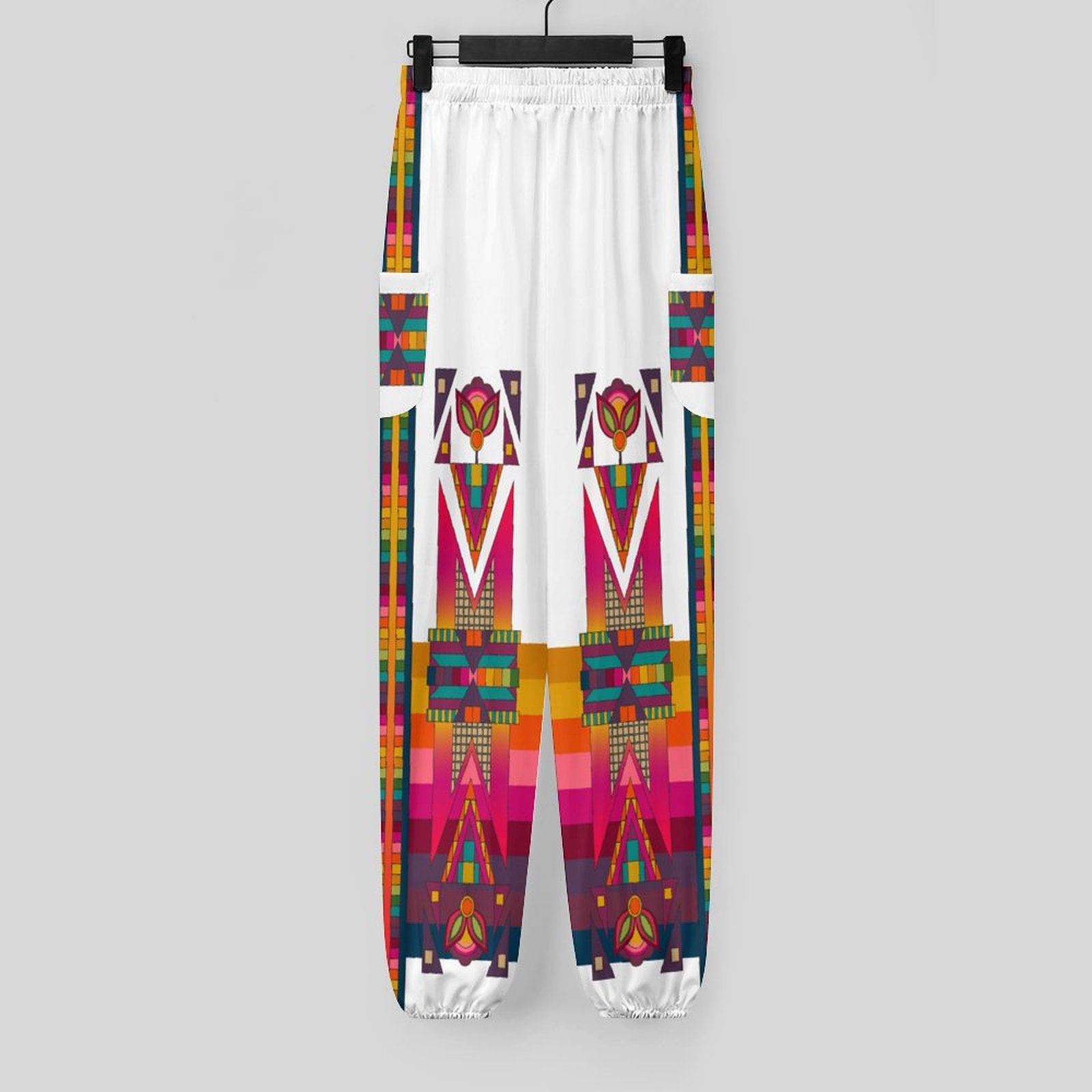 Wind Trail White Ribbon Joggers