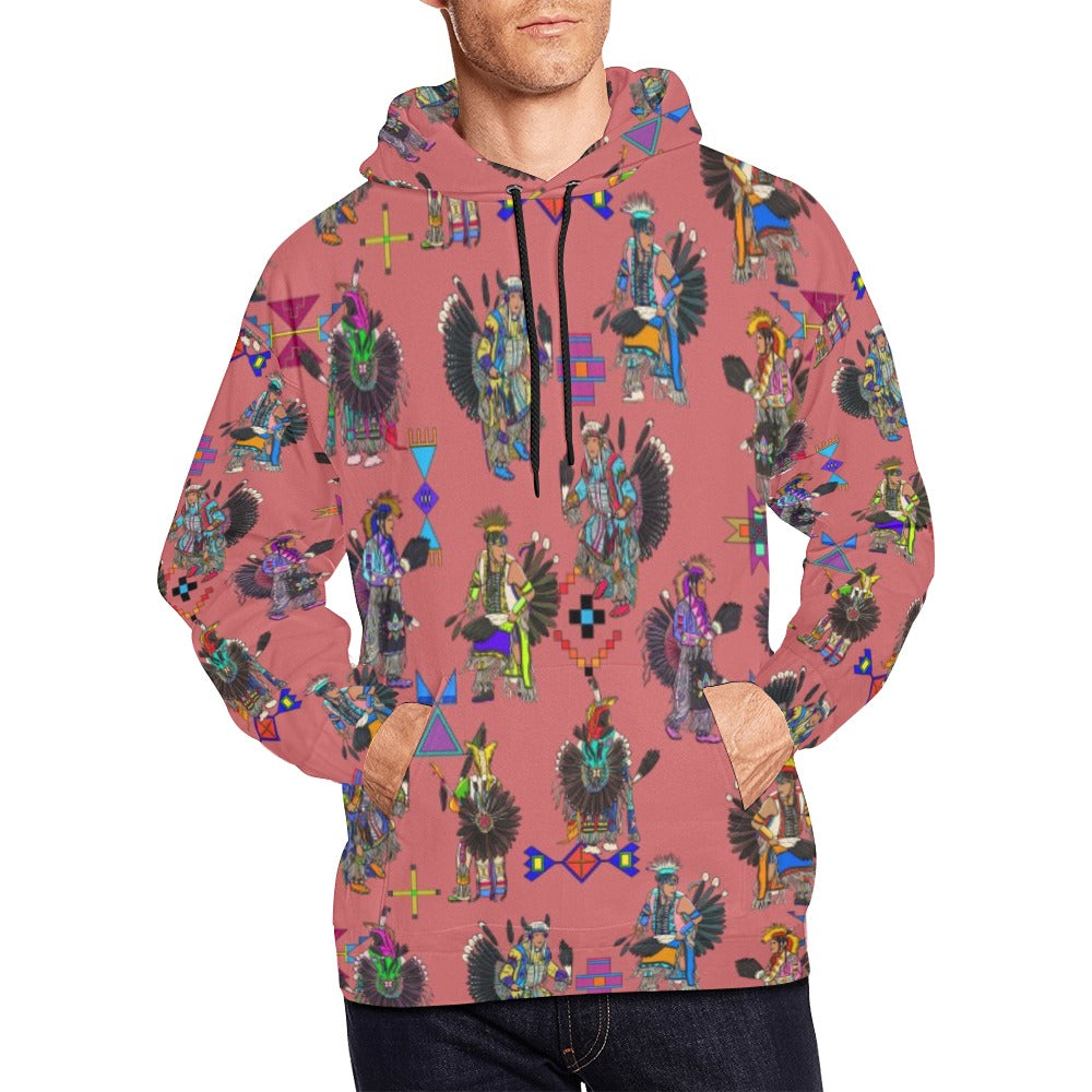 Men's Tradish Dancers Terra Cotta Hoodie for Men (USA Size)