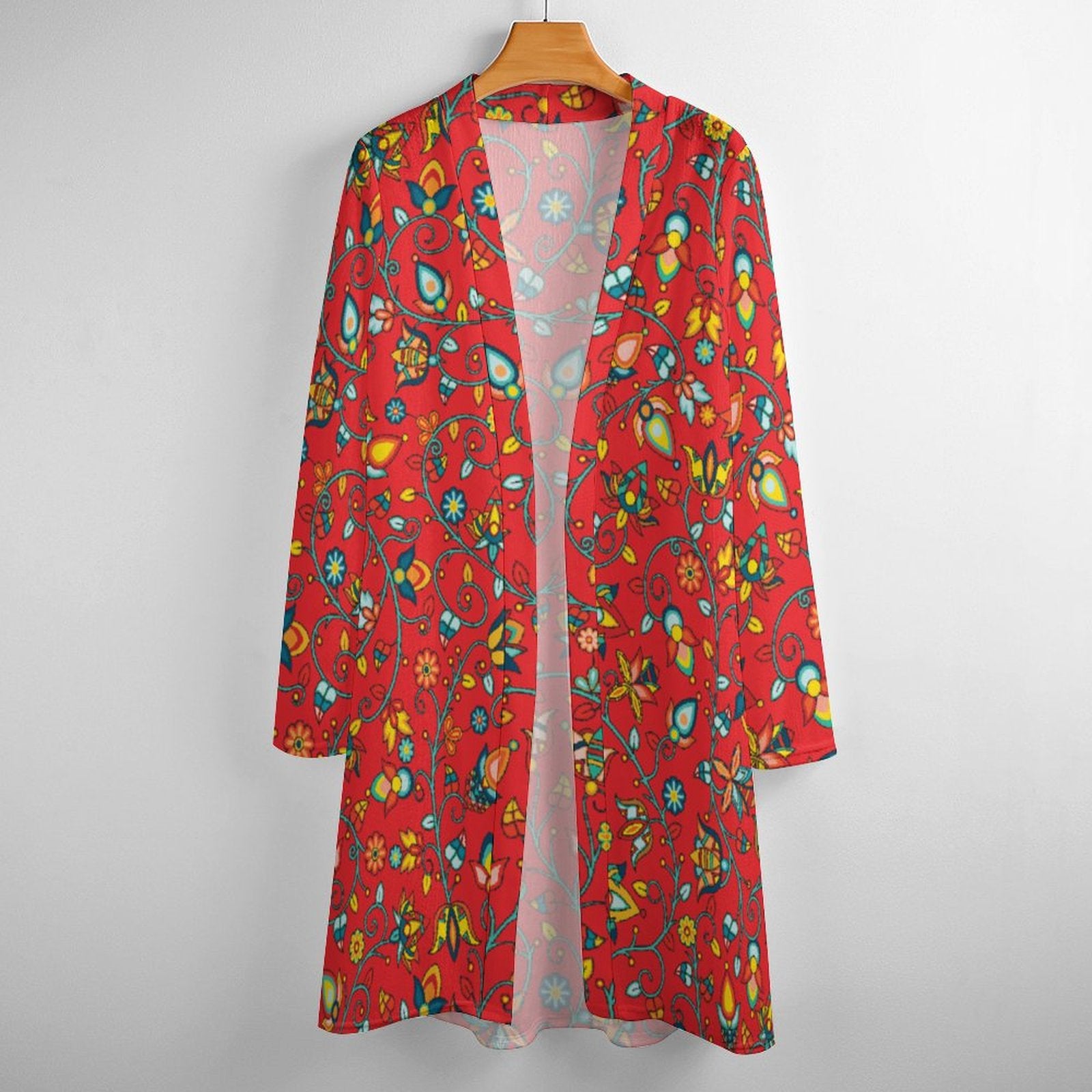 Thorny Path Red Cardigan
