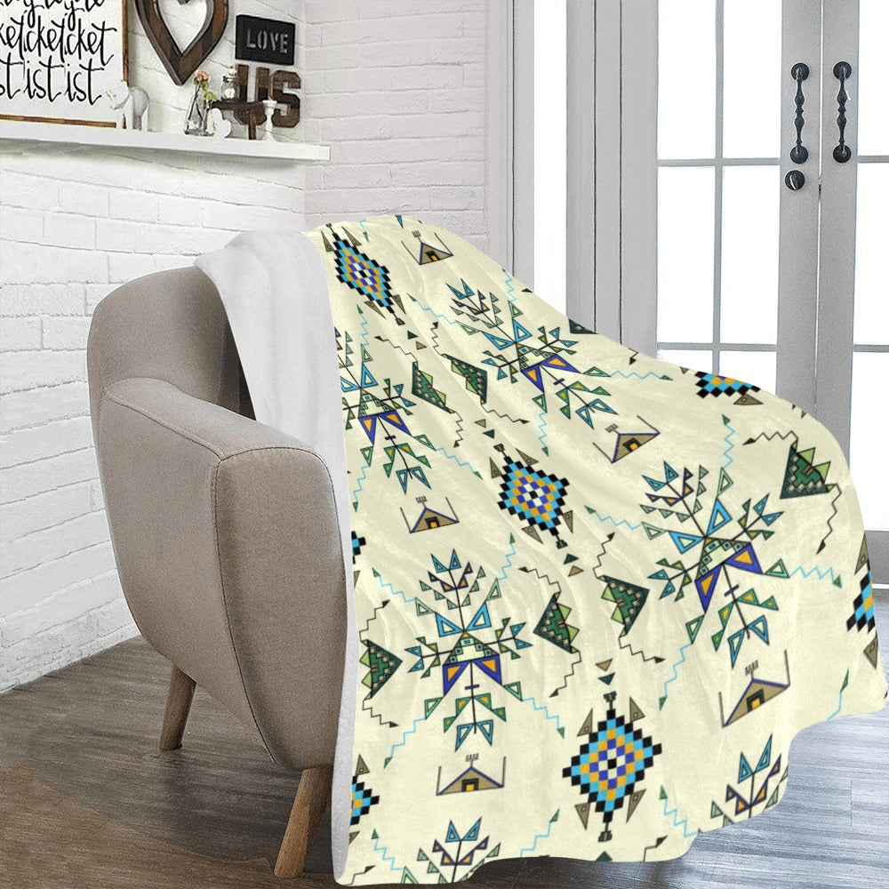 Bear Shield Cream Ultra-Soft Micro Fleece Blanket 60"x80"