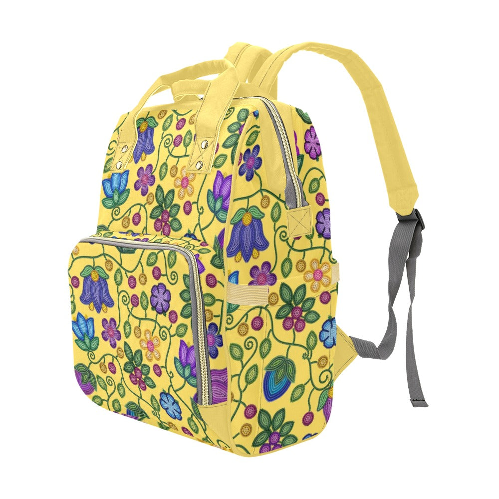 Bloom Uplift Yellow Multi-Function Diaper Backpack/Diaper Bag