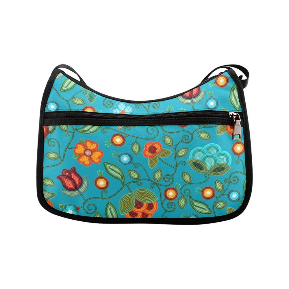 Prairie Fire Petals Ocean Crossbody Bag