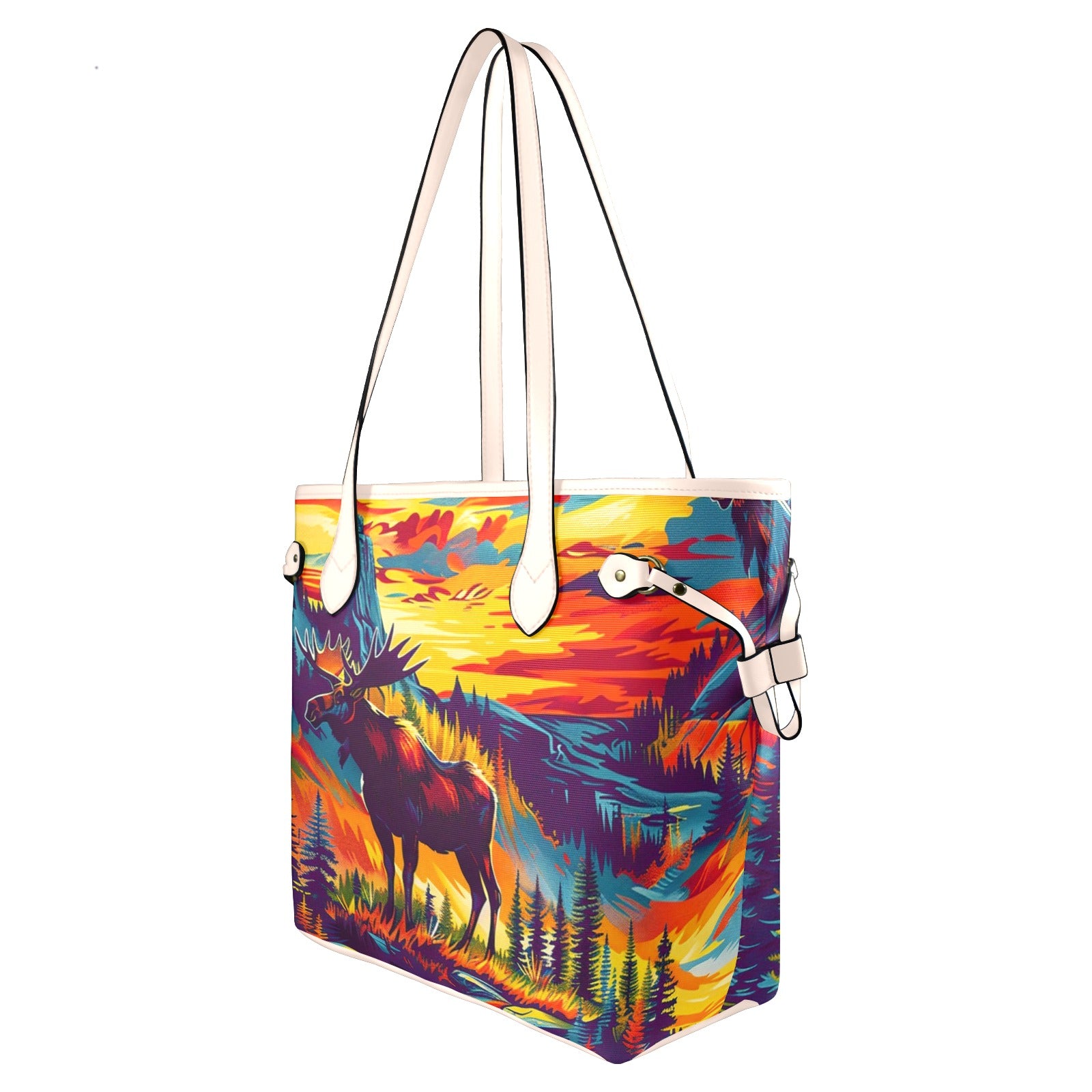 Mighty Moose Clover Canvas Tote Bag