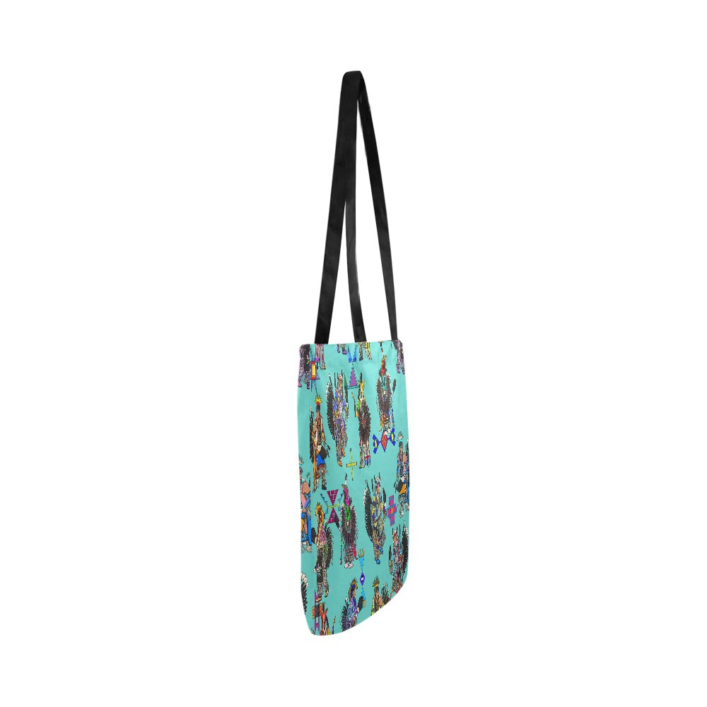 Men's Tradish Dancers Eggshell Blue Reusable Shopping Bag (Two sides)