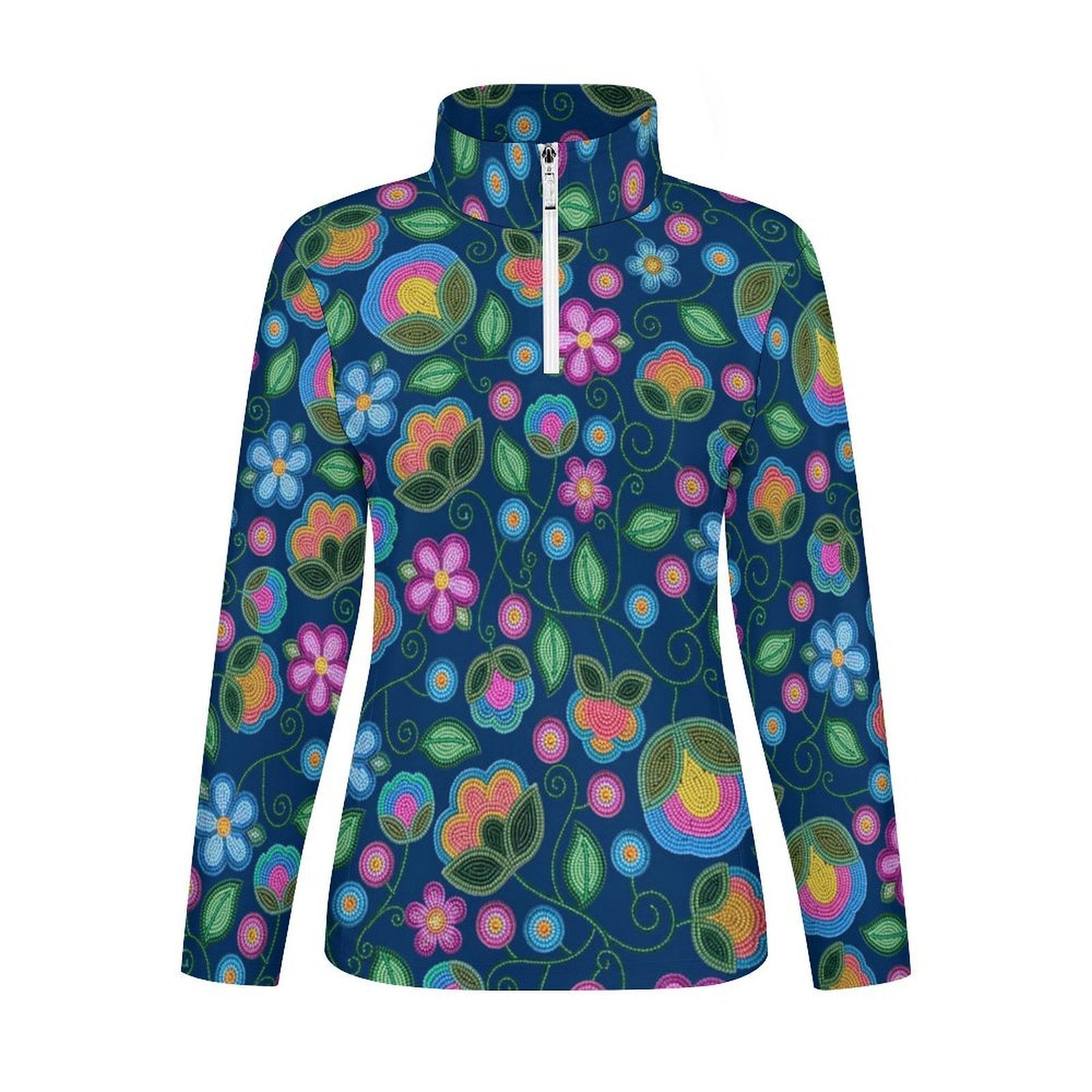 Turquoise Sunbeam Blue Long Sleeve Yoga Shirt