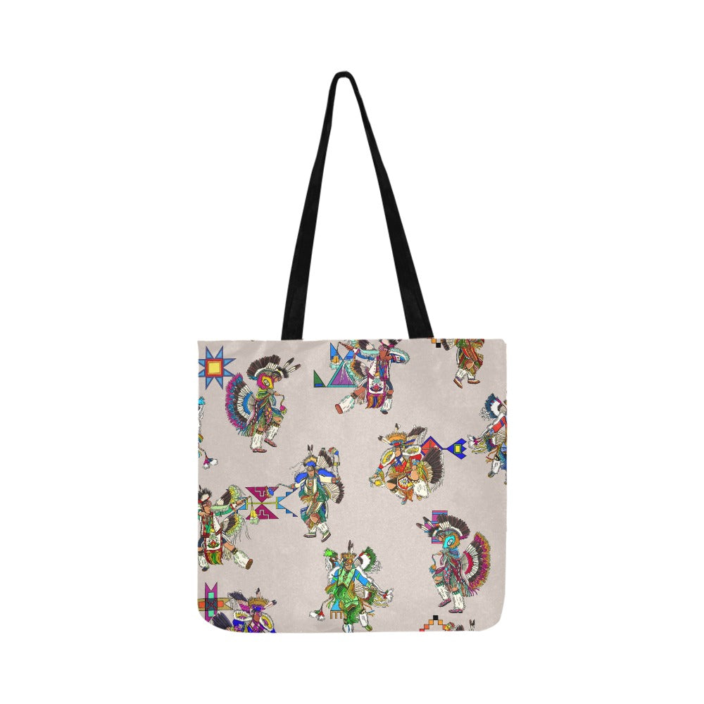 Men's Fancy Dancers Muslin Reusable Shopping Bag (Two sides)