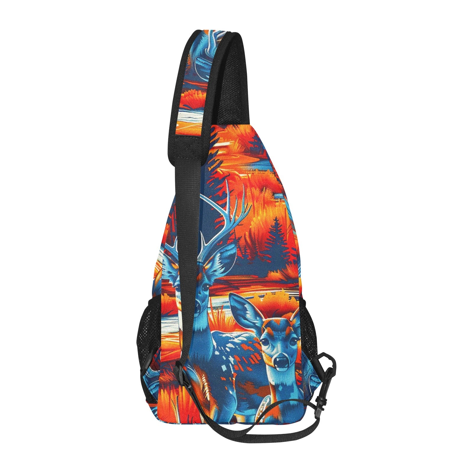 Deer Family Chest Bag