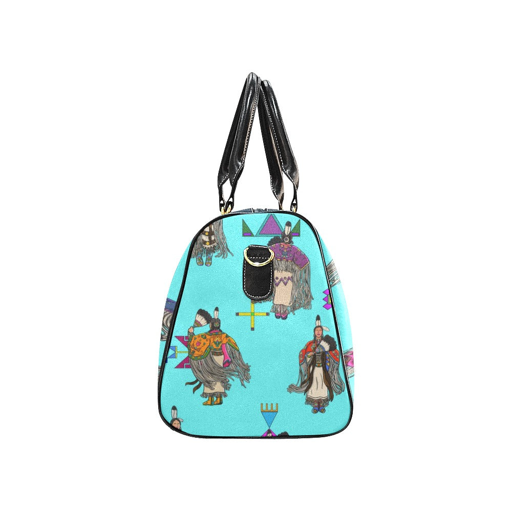 Women's Tradish Dancers Turquoise Waterproof Travel Bag/Small