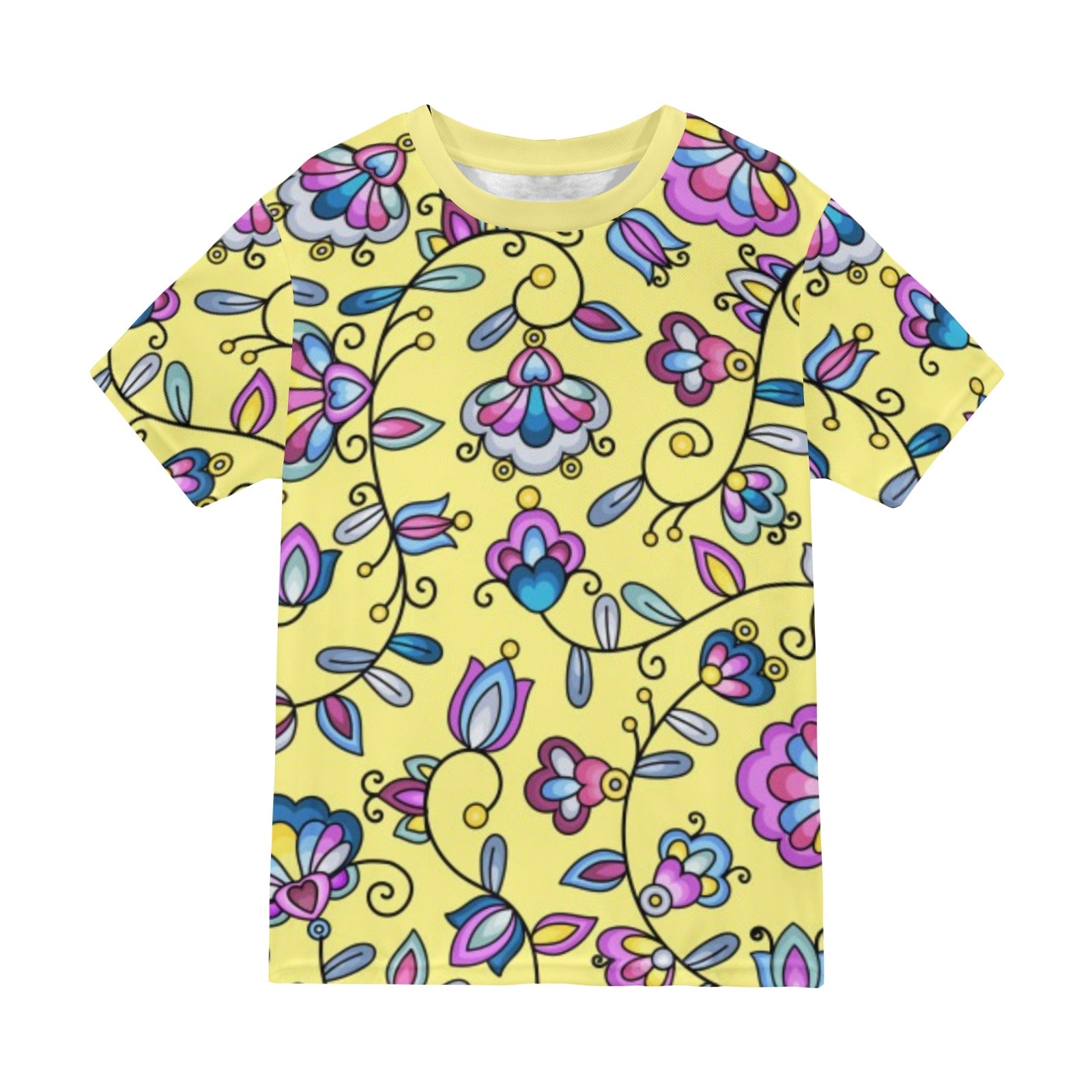 Autumn Bundle Blessing Yellow T-shirt for Men