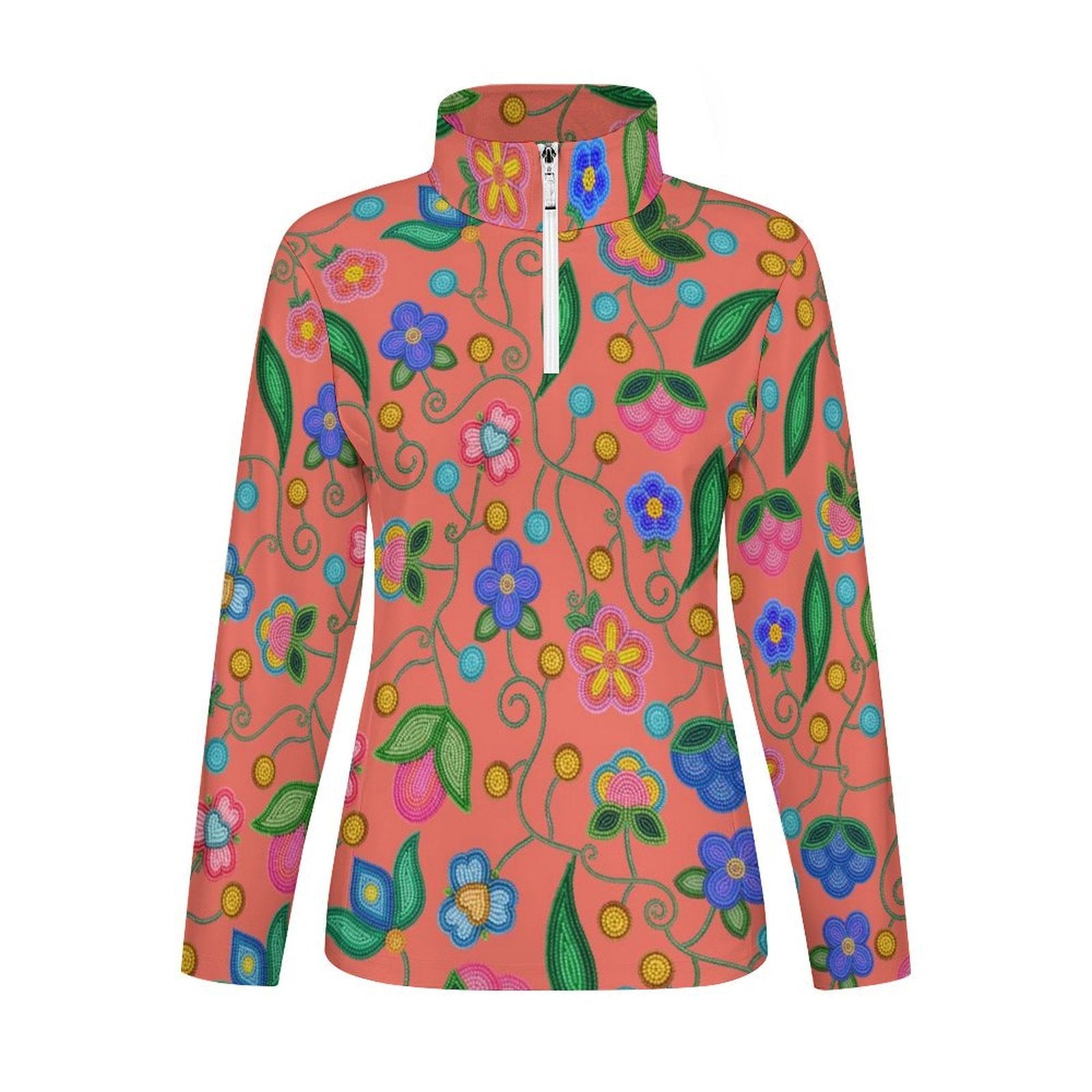 Skyberry Serenade Peach Long Sleeve Yoga Shirt