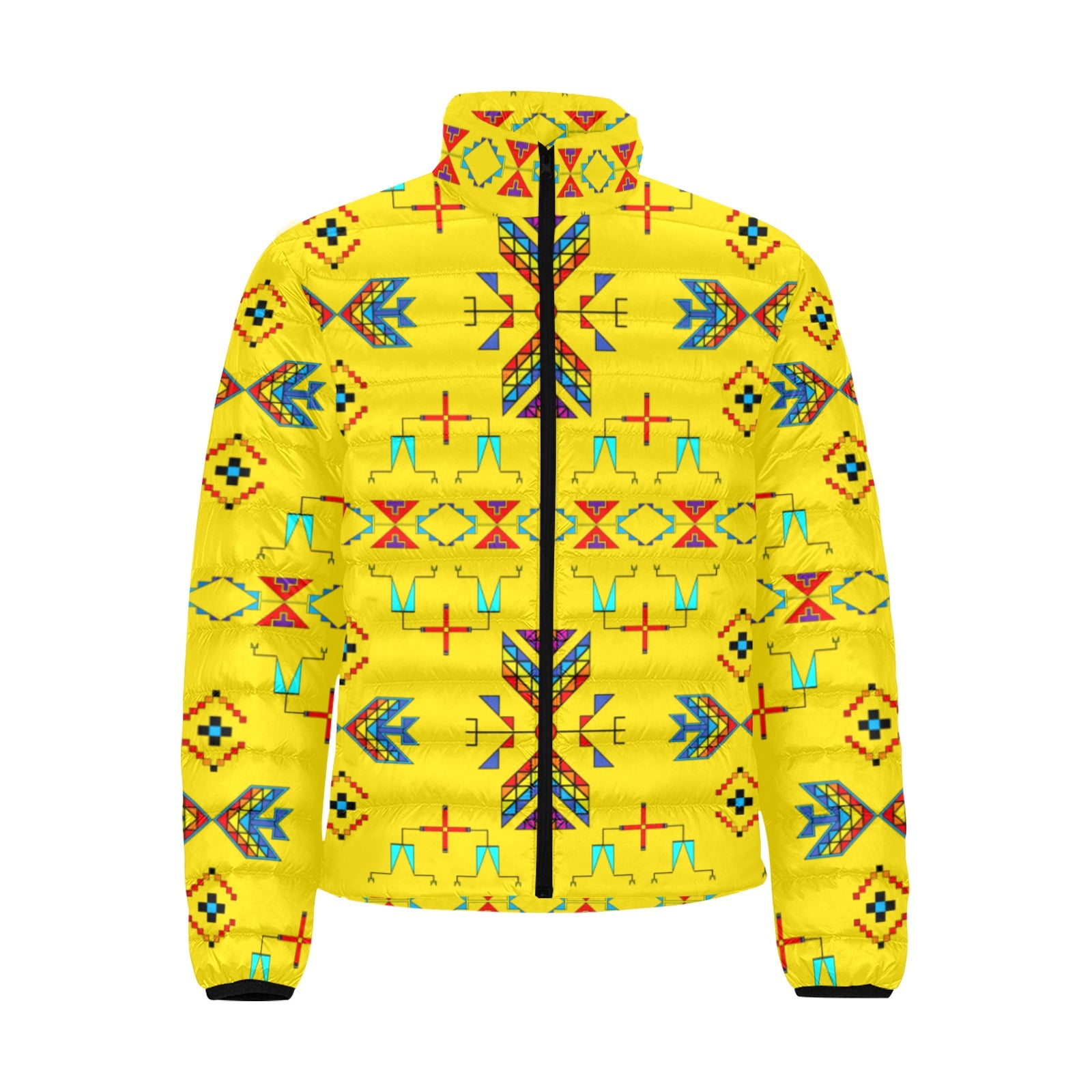 Rainbow Chief Rainbow Yellow Men's Padded Jacket