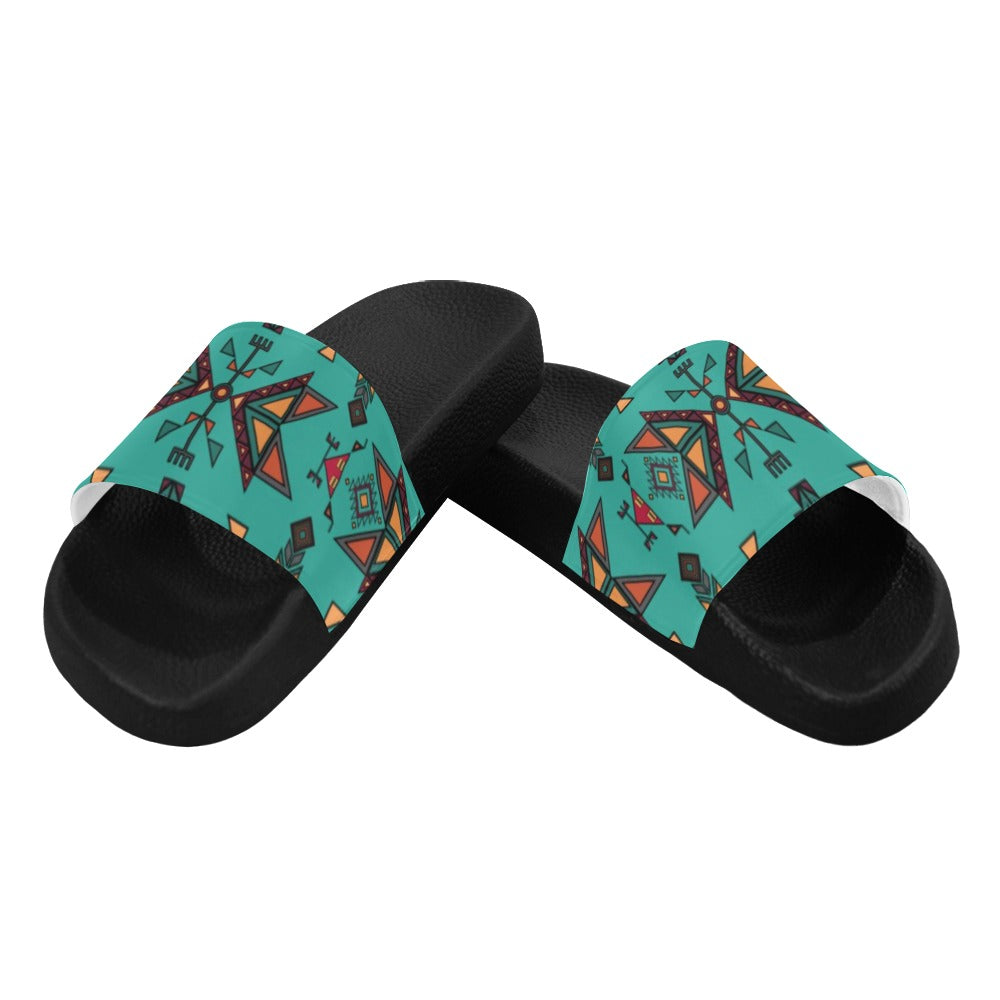 Arrow dawn Turquoise Men's Slide Sandals