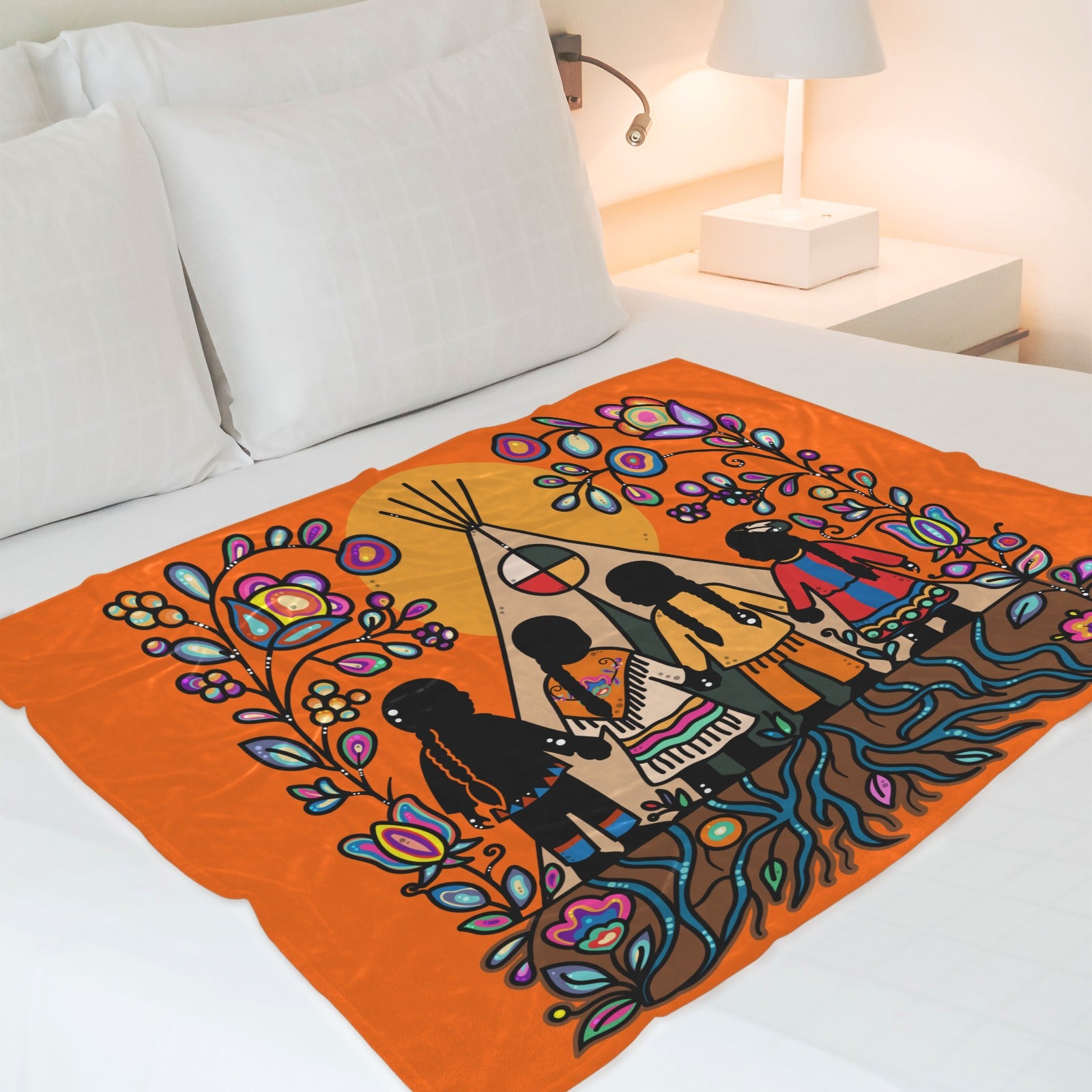 Rooted in Culture Ultra-Soft Micro Fleece Blanket 50"x40"