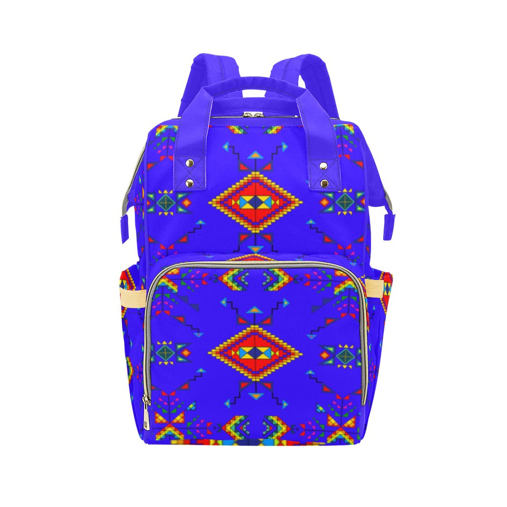 Buffalo Jump Blue Multi-Function Diaper Backpack/Diaper Bag