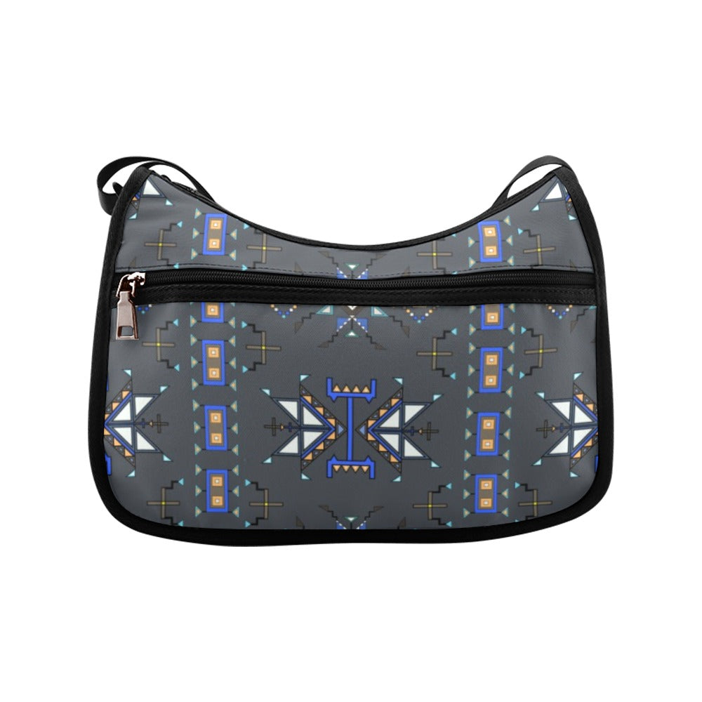 Eagle Strike Fabric Gray Crossbody Bag