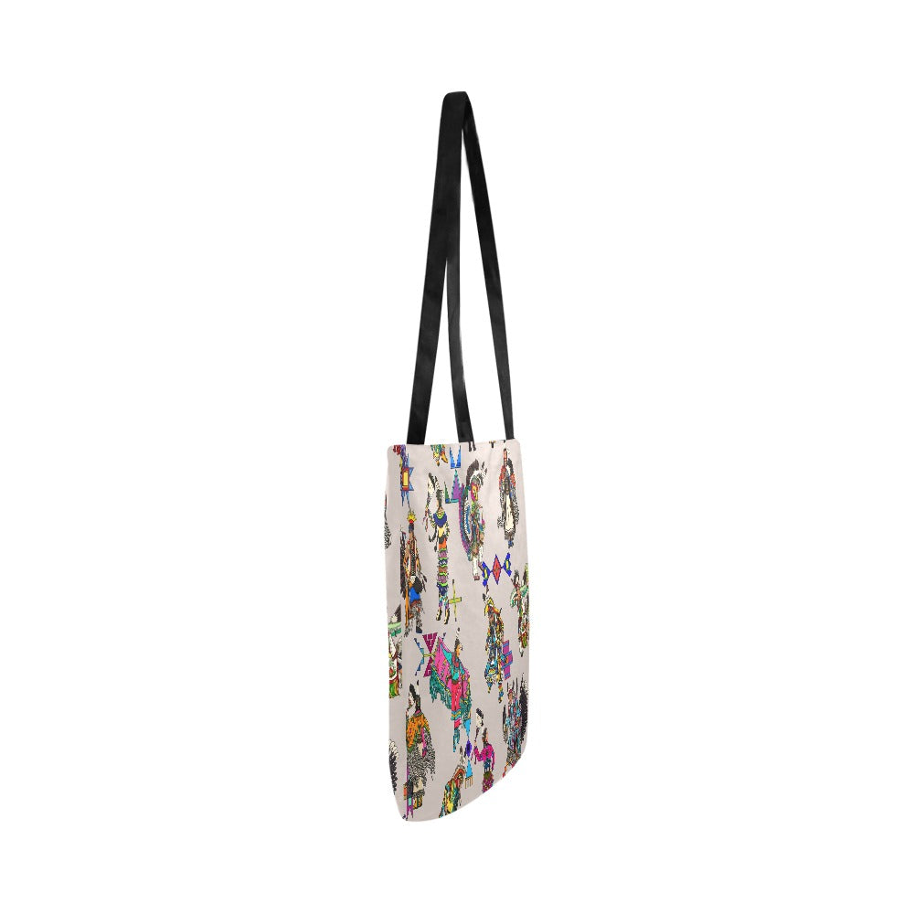 Grand Entry Dancers Muslin Reusable Shopping Bag (Two sides)