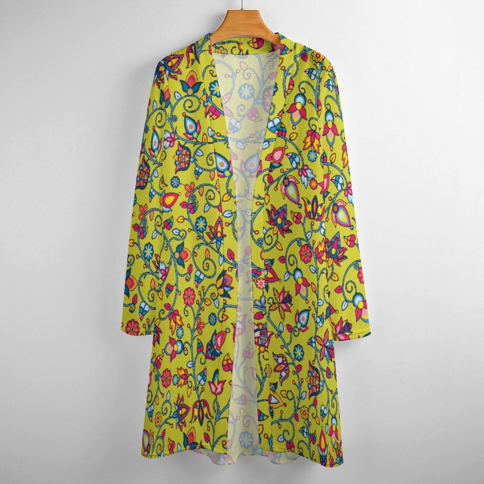 Thorny Path Yellow Cardigan