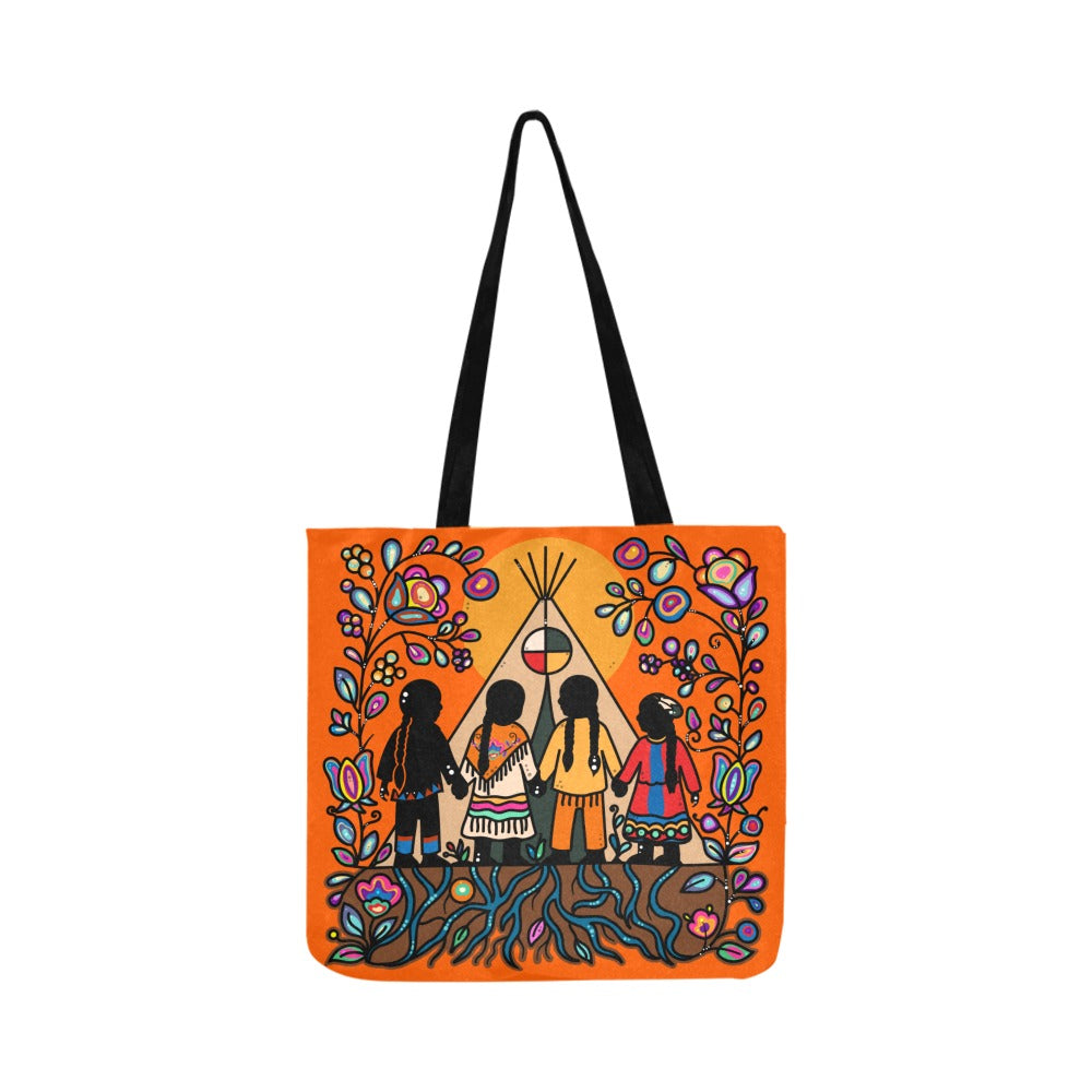 Rooted in Culture Reusable Shopping Bag (Two sides)