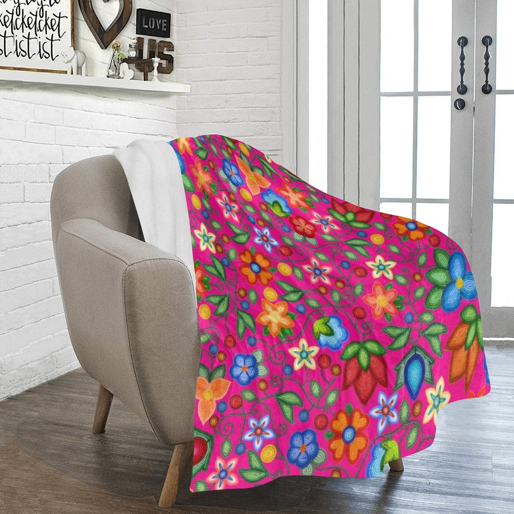 Morning Harmony Pink Ultra-Soft Micro Fleece Blanket 50"x60"