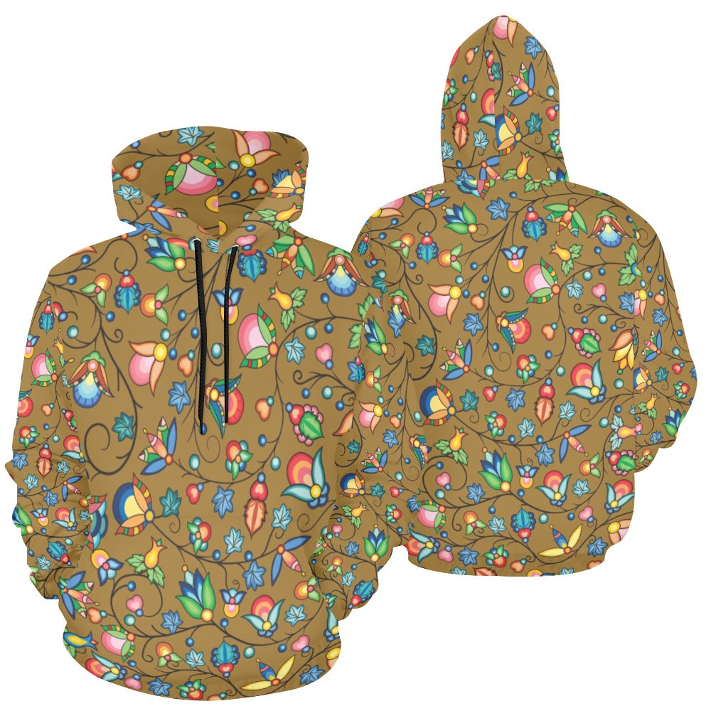 Prairie Plains Spirit Fall Leaves Hoodie for Women (USA Size)