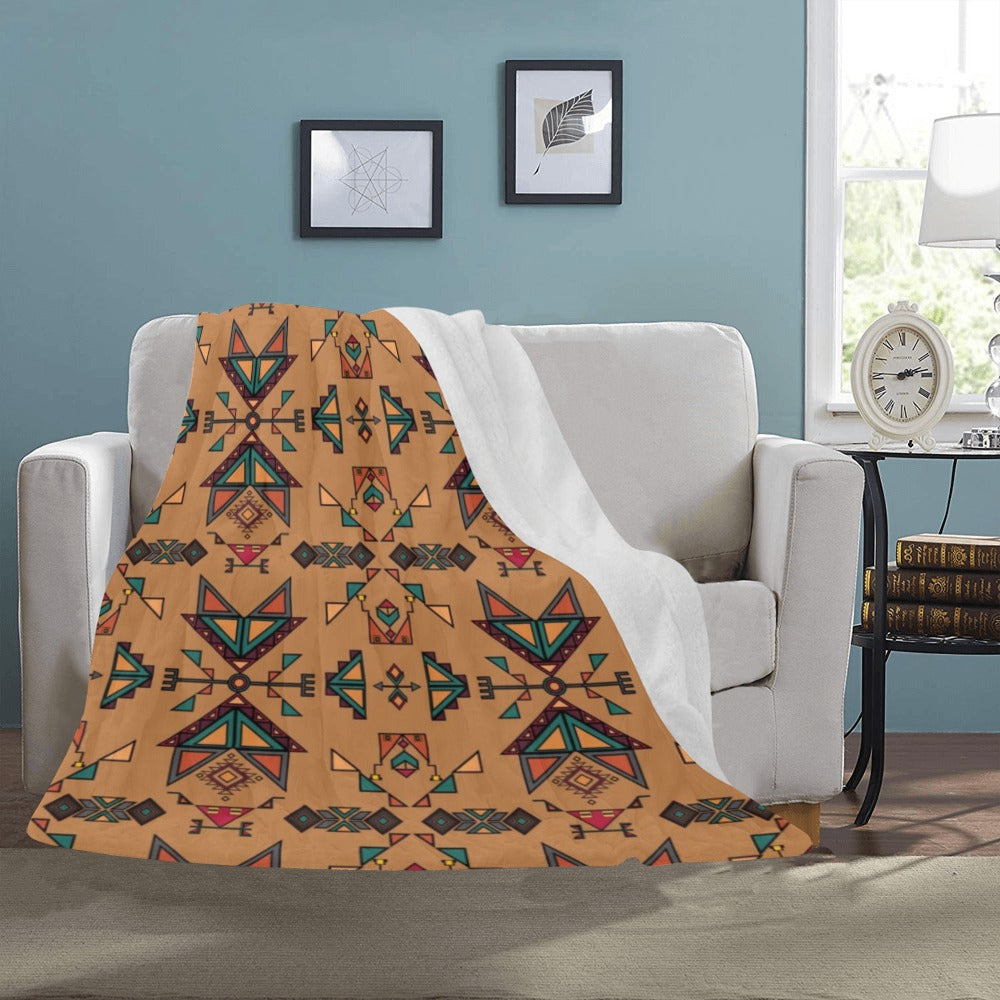 Arrow dawn Brown Ultra-Soft Micro Fleece Blanket 50"x60"