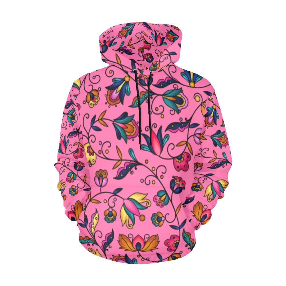Copper Prairie Petals Pink Hoodie for Men (USA Size)