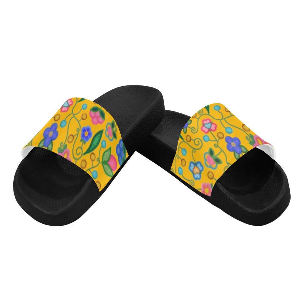 Skyberry Serenade Yellow Women's Slide Sandals