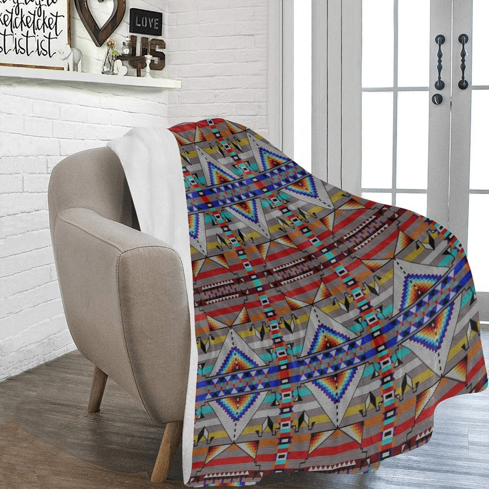 Medicine Blessing Grey Ultra-Soft Micro Fleece Blanket 60"x80"