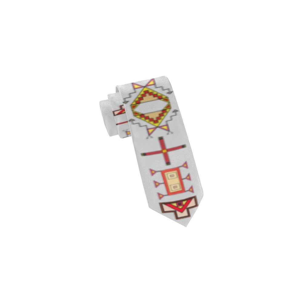 Shield Keeper Geometric Classic Necktie (Two Sides)